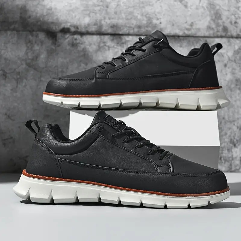 Dewey - Zapatillas De Cuero Transpirables