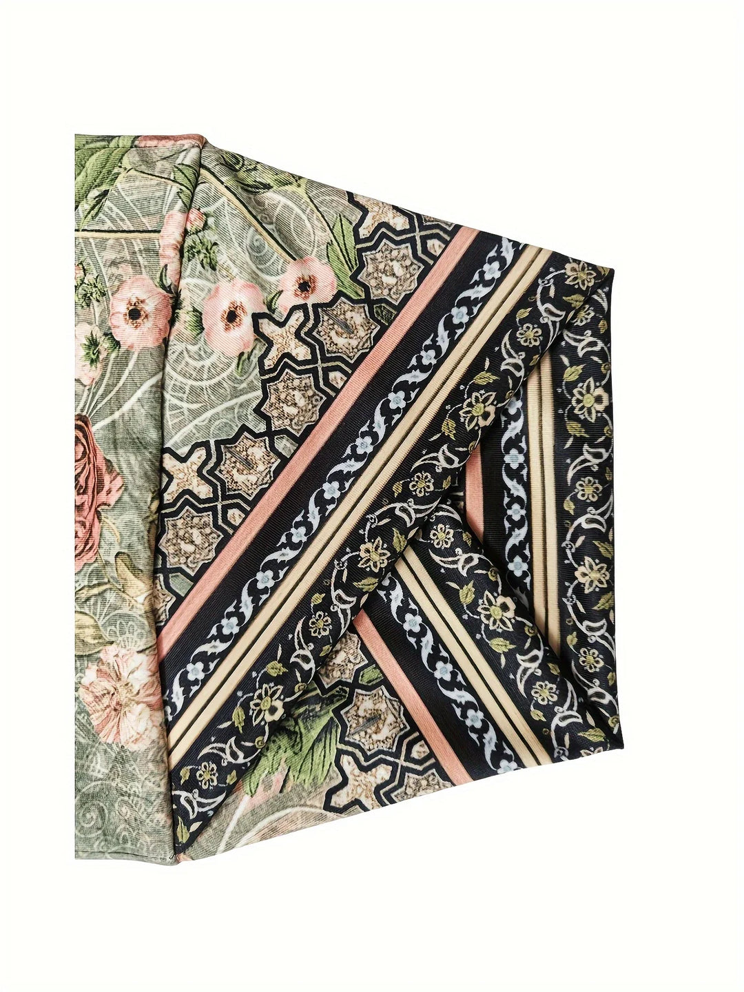 Kayden - Pantalón Capri Vintage De Flores