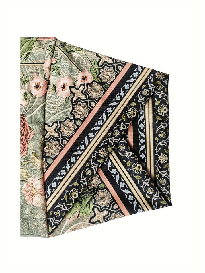 Kayden - Pantalón Capri Vintage De Flores