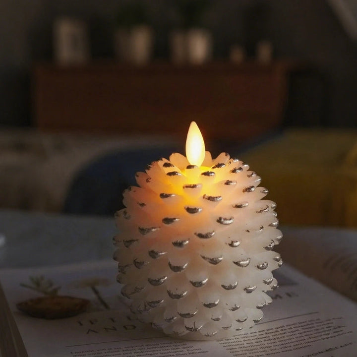 ForestFlame - Vela Sin llama Mood Pine Cone