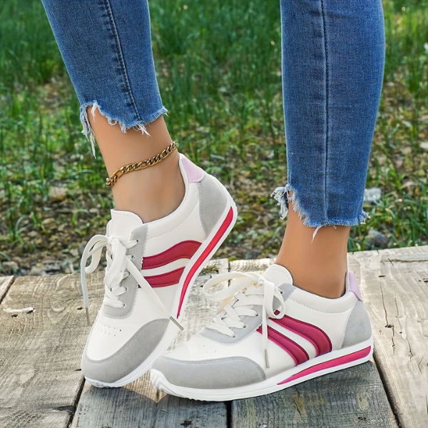 Adina - Cómodas Zapatillas Con Cordones