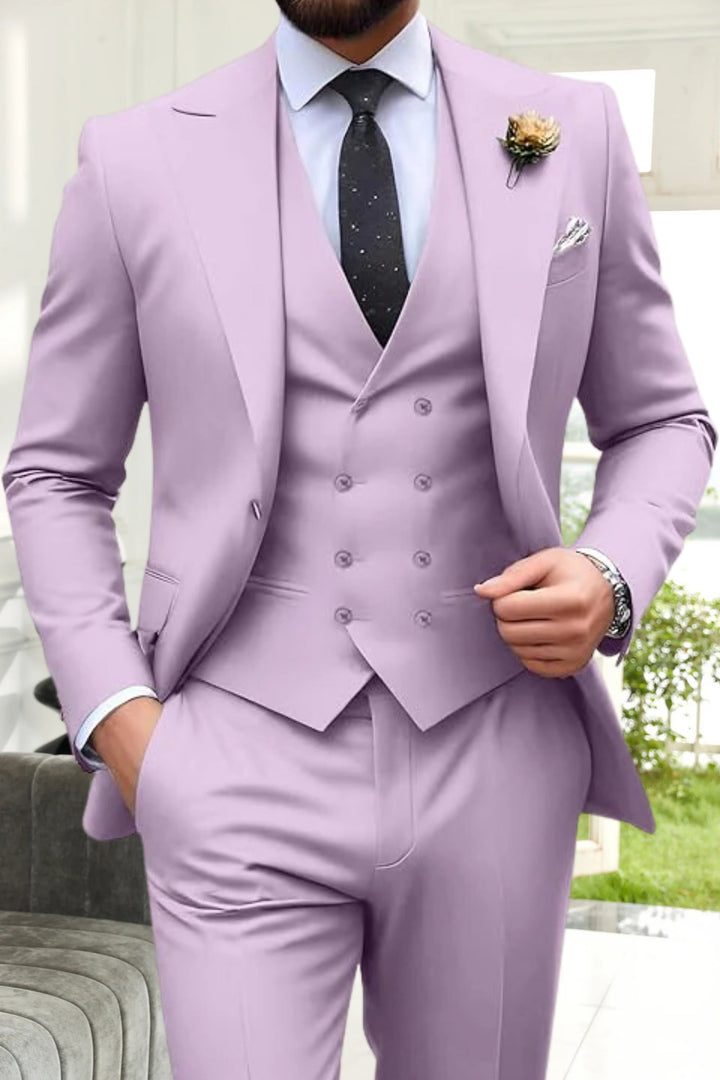 Gremist - Trajes De Tres Piezas Solapa Puntiaguda Slim Fit