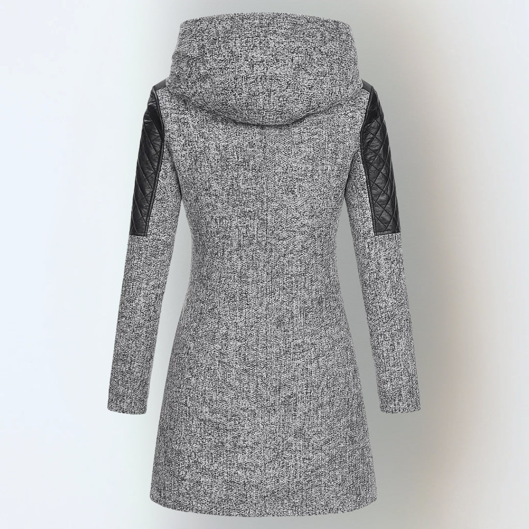 Jasneet - Chaqueta De Invierno Con Capucha y Cremallera