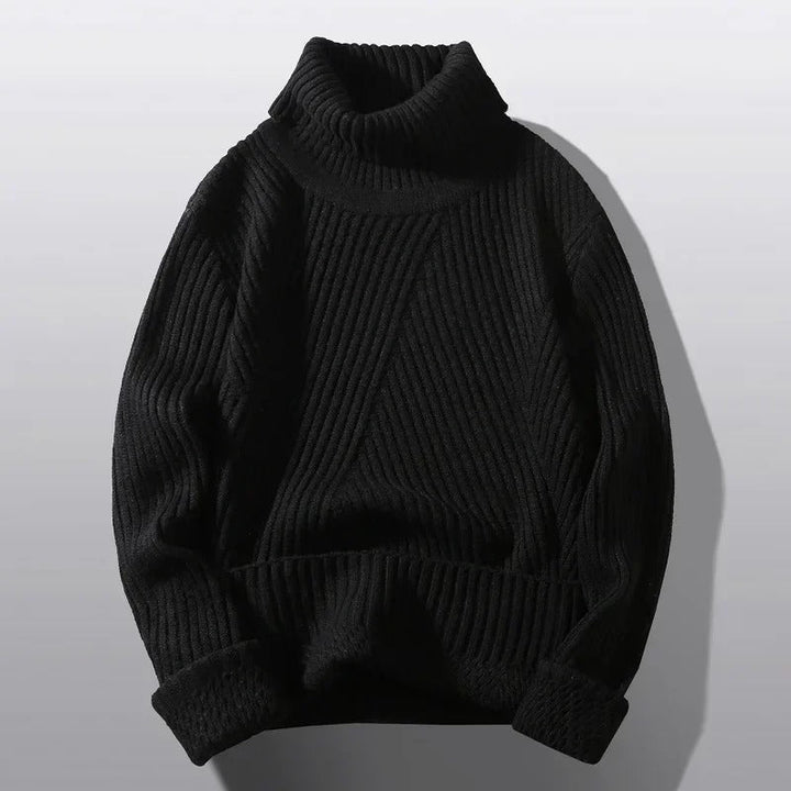 Zhen - Jersey de Invierno de Cuello Alto