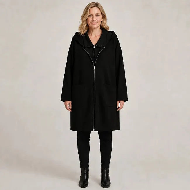 Cerina - Chaqueta Con Capucha De Largo Medio