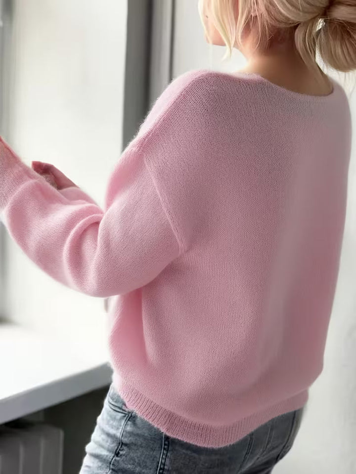 Yalitan - Jersey de Manga Larga con Cuello en V