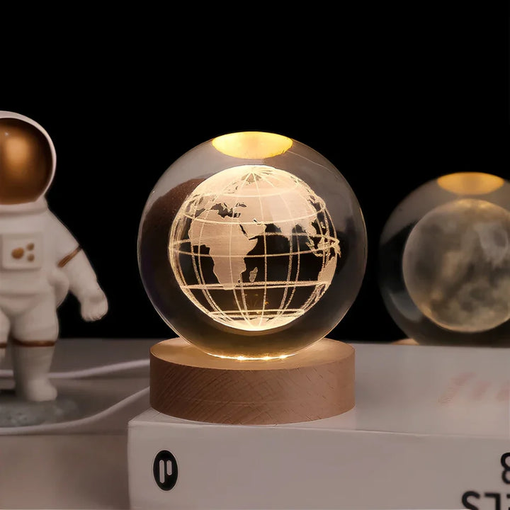Glow Sphere – Lámpara Luminosa Con Bola De Cristal