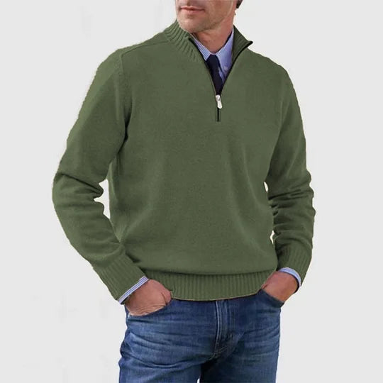 Ben - Jersey Cálido y Moderno Con Media Cremallera