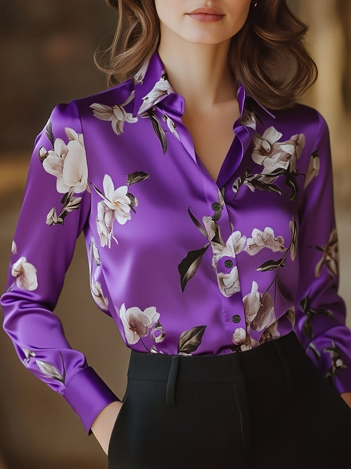 Majia - Elegante Camisa De Manga Larga Con Botones