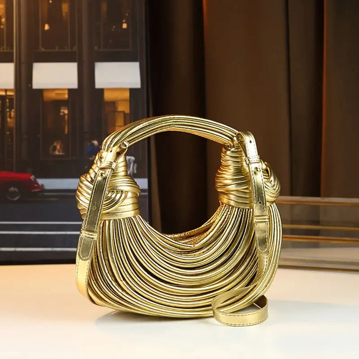 Kamila - Bolsos Esculturales con Forma de Fideo