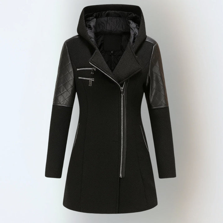 Jasneet - Chaqueta De Invierno Con Capucha y Cremallera
