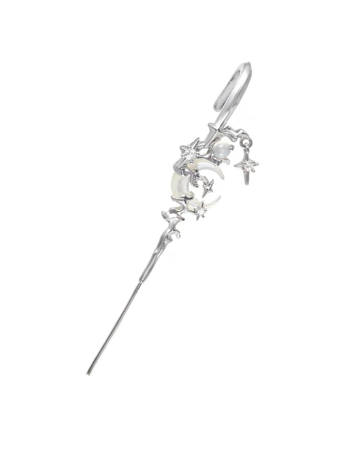 LunaHooks - Myth Of Moon Gancho De Oreja Aguja Piercing Pendiente