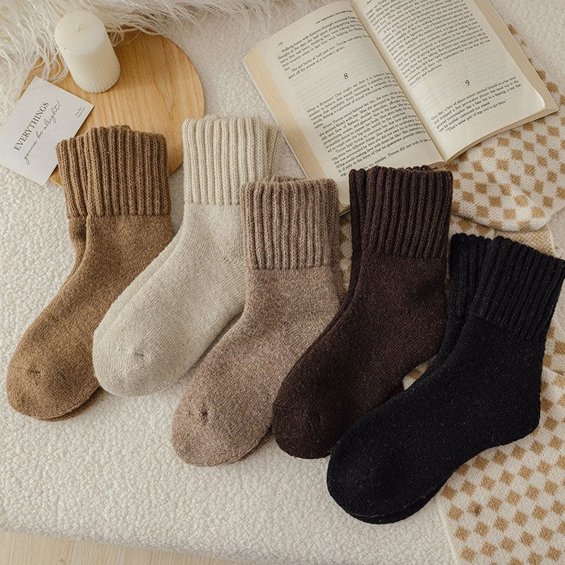 Woolora - Lujo Lana Cálida Calcetines