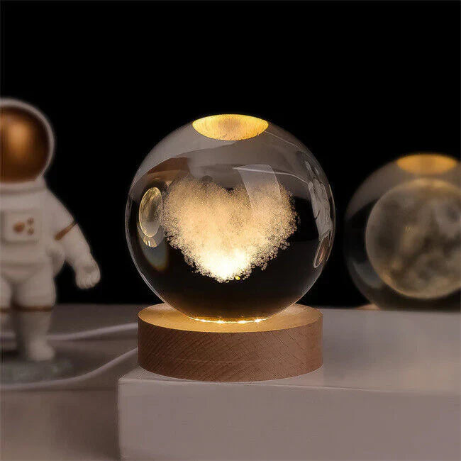 Glow Sphere – Lámpara Luminosa Con Bola De Cristal