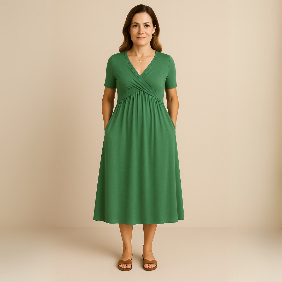 Bridgett - Vestido De Manga Corta