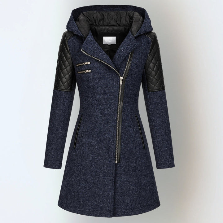 Jasneet - Chaqueta De Invierno Con Capucha y Cremallera