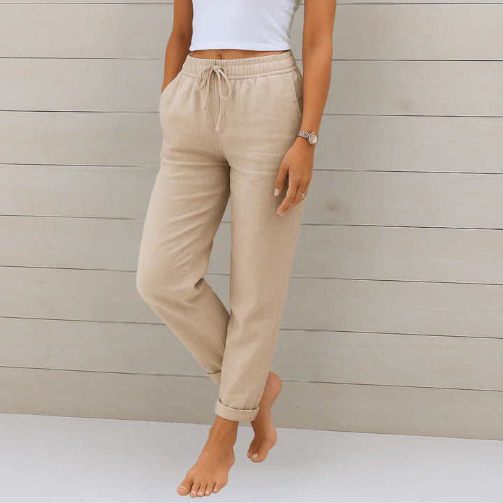 Niya - Pantalones Holgados Con Cordón