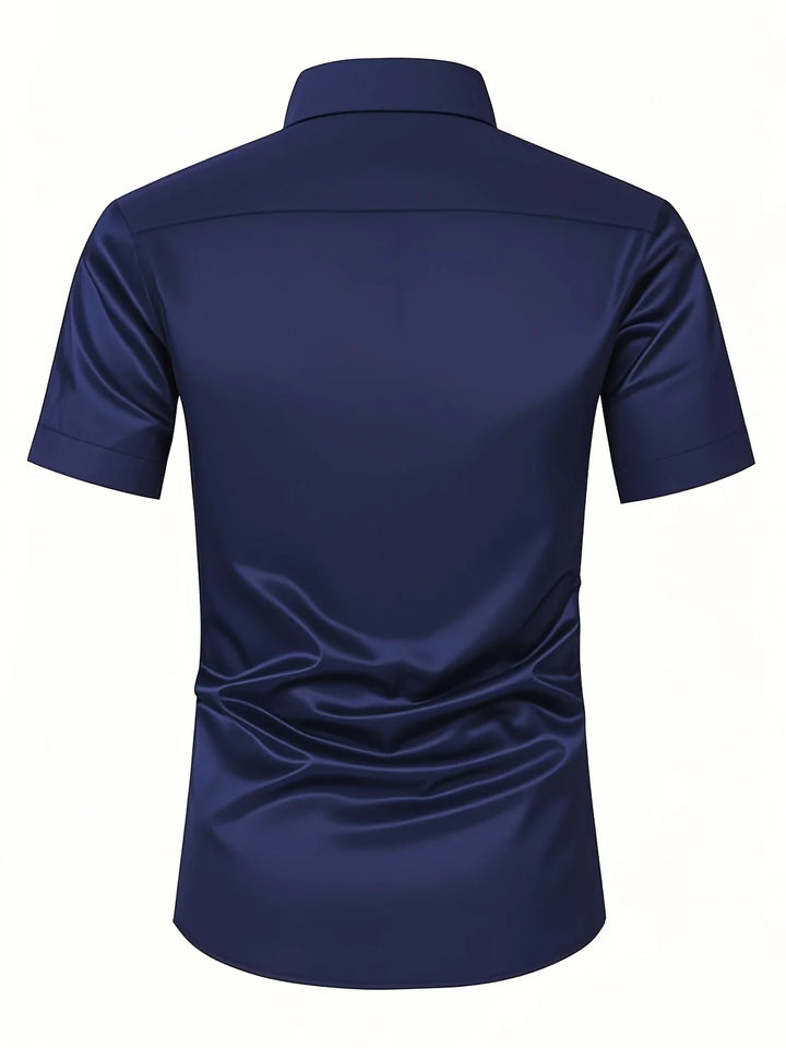 Ezra - Elegante Camisa Entallada Con Botones
