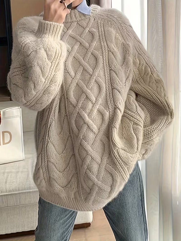 Elayra - Jersey De Punto Holgado Informal
