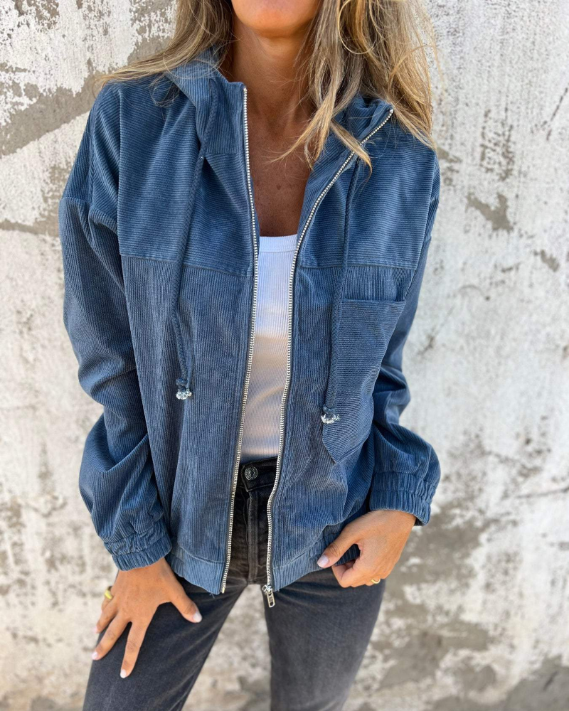 Adiana - Chaqueta De Manga Larga Con Cremallera