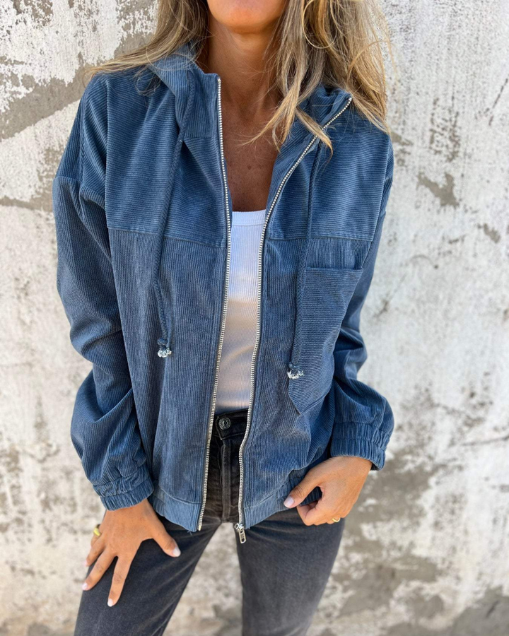 Adiana - Chaqueta De Manga Larga Con Cremallera