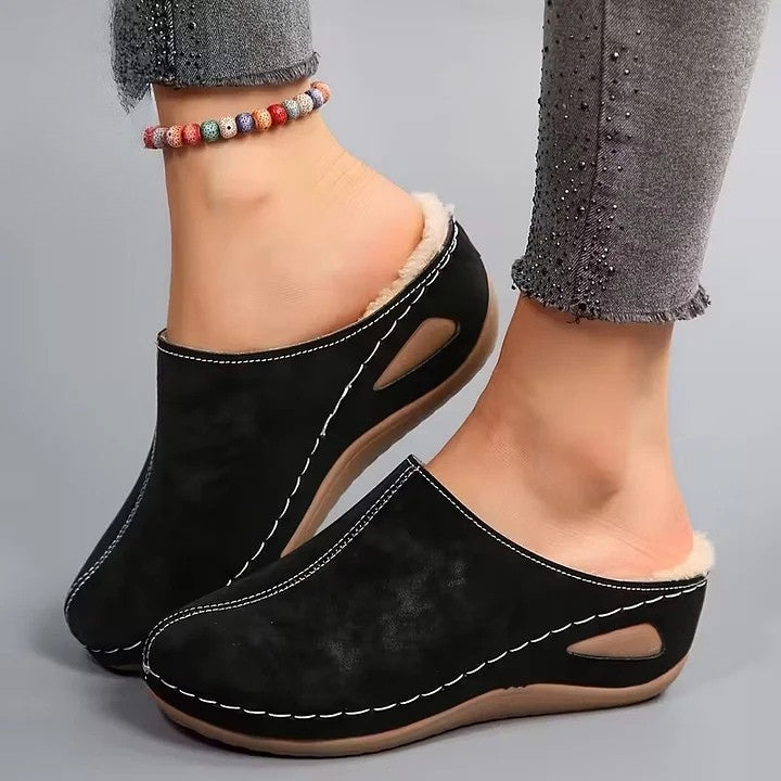 Martínez - Zapatos Sin Cordones Con Forro De Piel Sintética