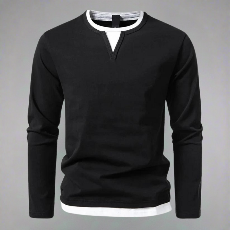 Brannock - Camisa De Manga Larga y Cuello En V