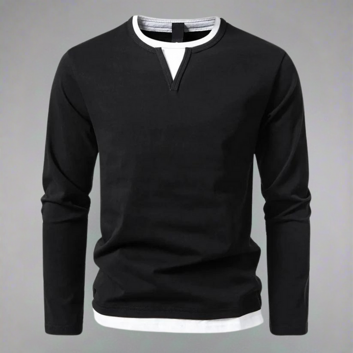 Brannock - Camisa De Manga Larga y Cuello En V