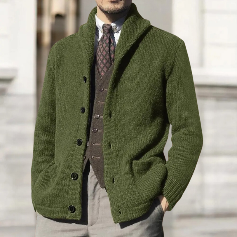 Leonhard - Elegante Cárdigan De Punto