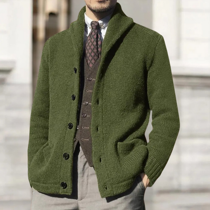 Leonhard - Elegante Cárdigan De Punto
