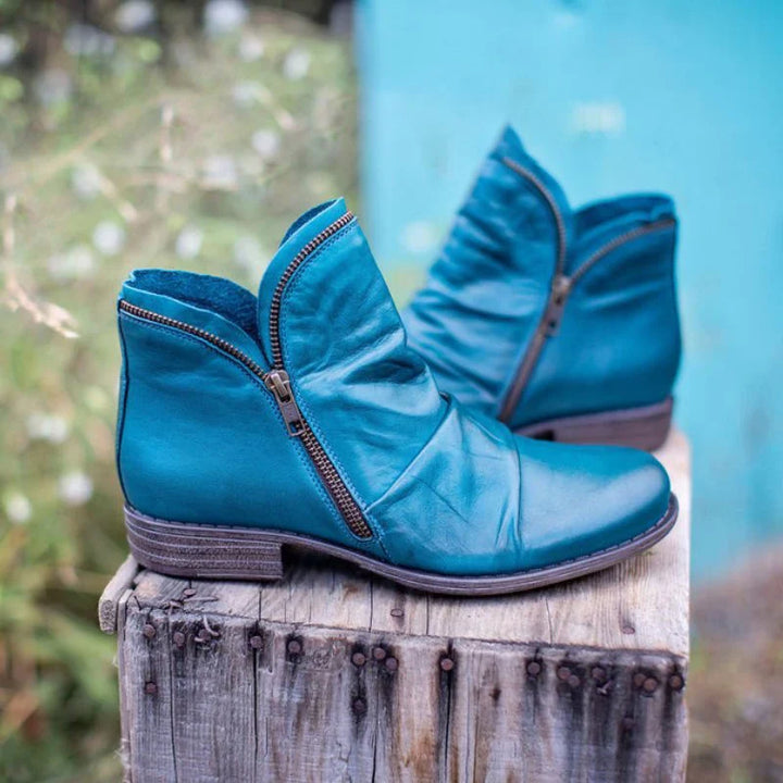 Marzell - Botas De Piel Con Cremallera