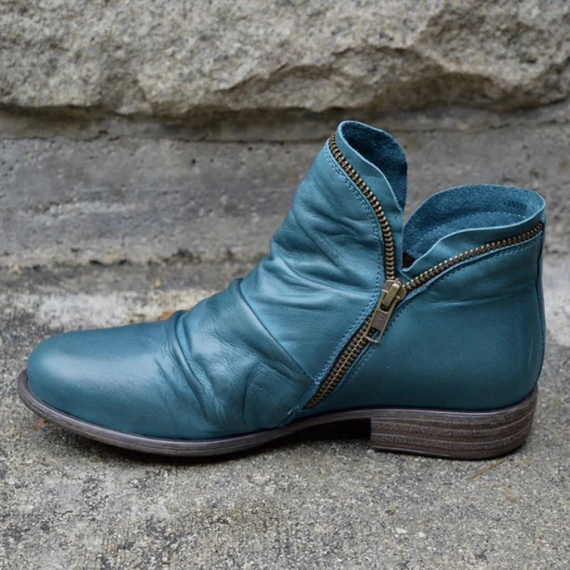 Marzell - Botas De Piel Con Cremallera