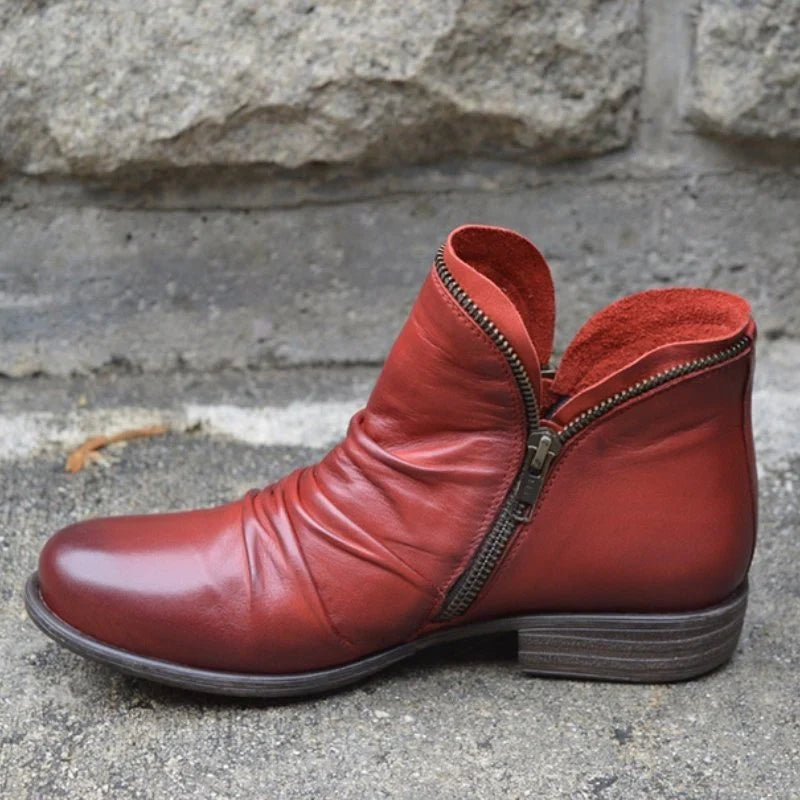Marzell - Botas De Piel Con Cremallera