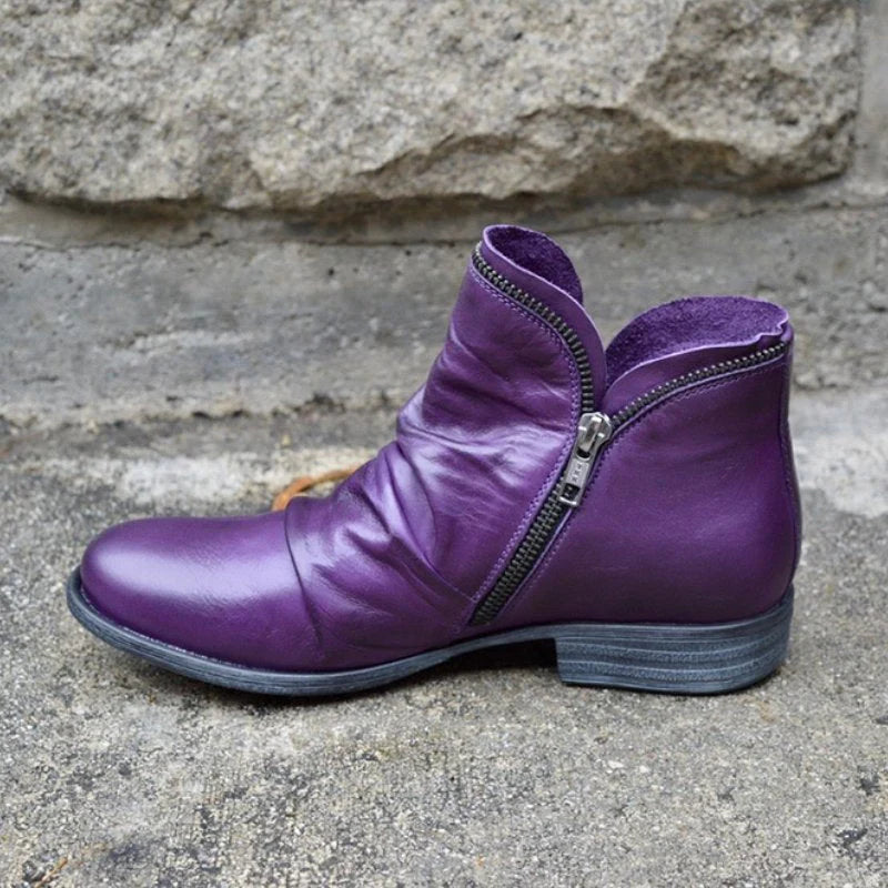 Marzell - Botas De Piel Con Cremallera
