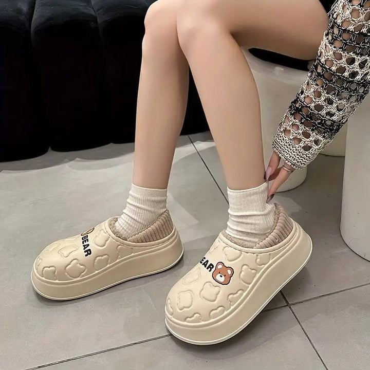 Ylvania - Zapatillas Impermeables con Forro de Felpa