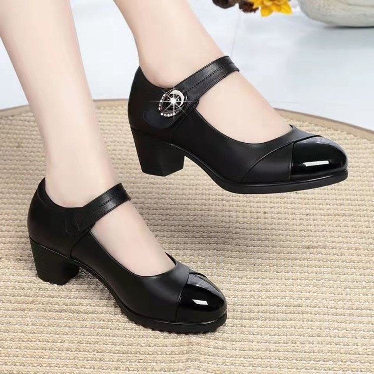 Morenn - Zapato Ortopédico De Cuero Suave Con Correa