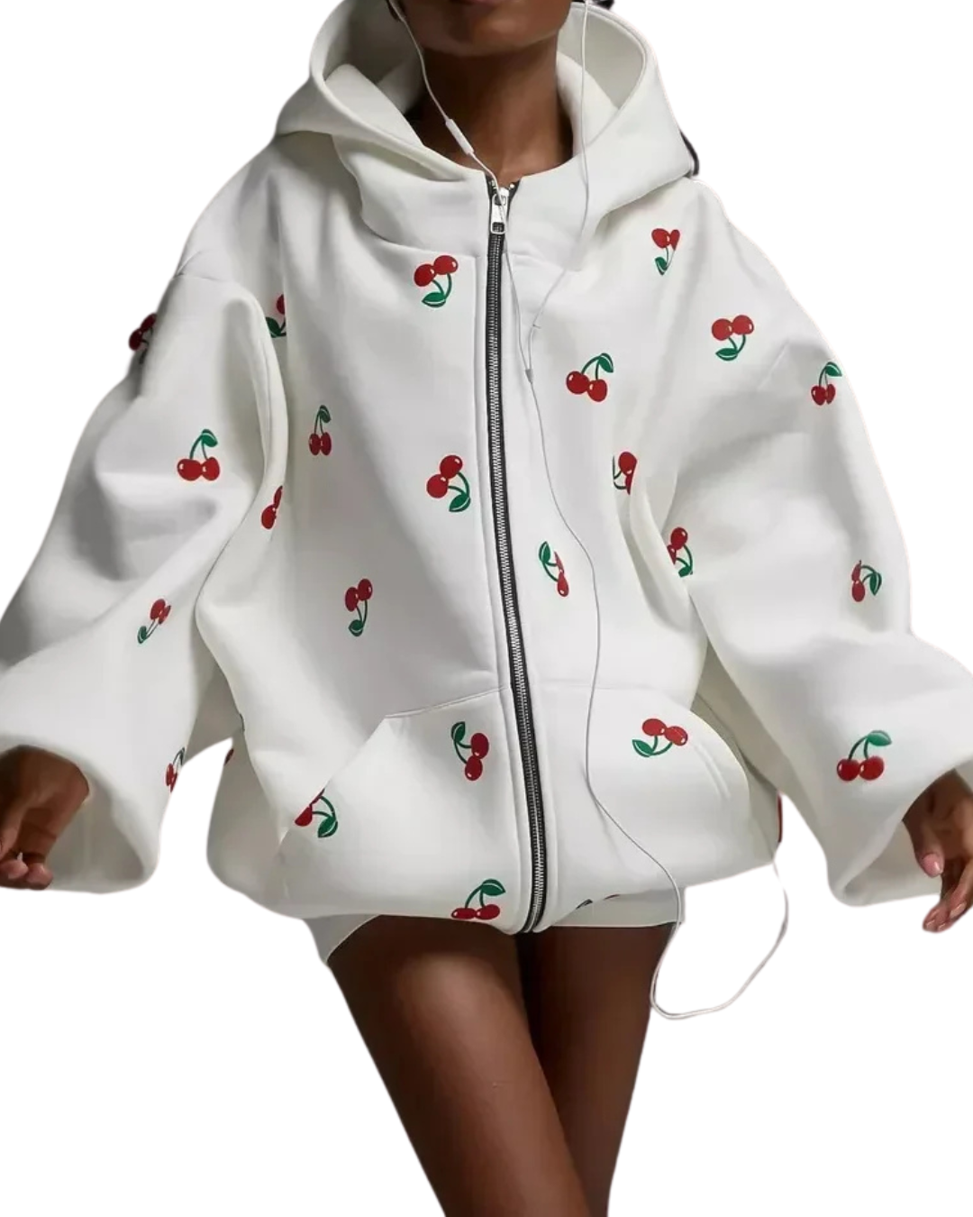 Katina - Chaqueta Cereza Blanca