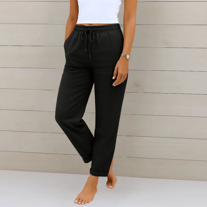 Niya - Pantalones Holgados Con Cordón
