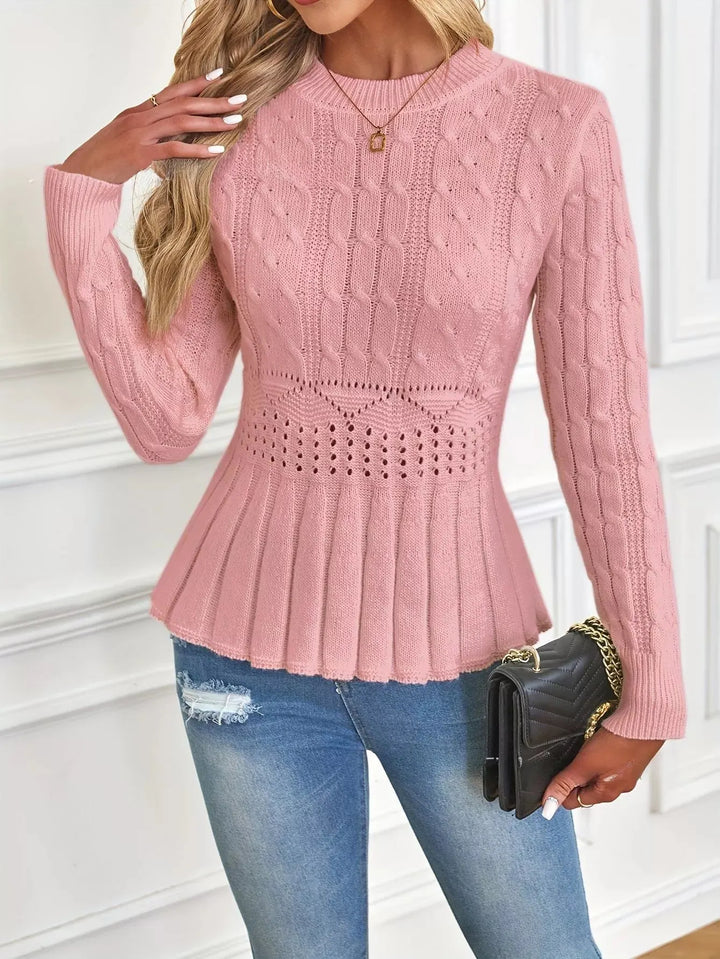 Bellie - Jersey De Cuello Redondo De Punto Grueso