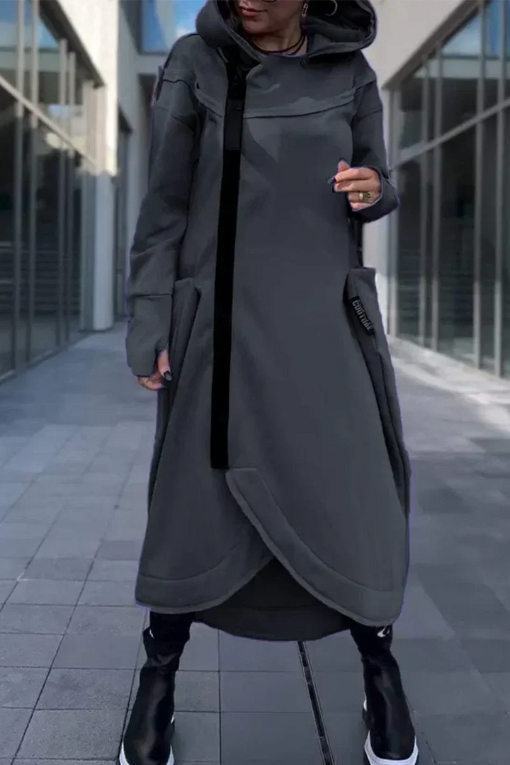 Boyraz - Sudadera Con Capucha y Cremallera Larga Ligera