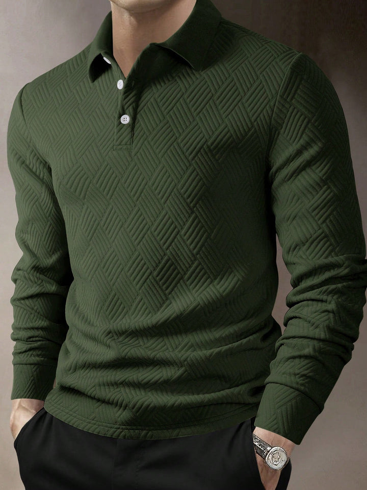 Kenric - Camisa Informal Con Botones y Textura