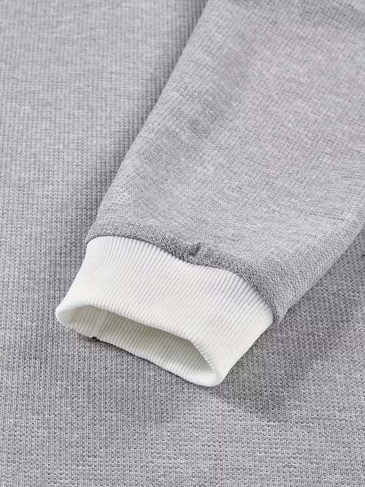 Gennady - Camisa De Punto Gofre Texturizado Con Cuello En Contraste