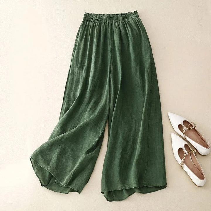 Rosalva - Pantalón Elegante De Lino
