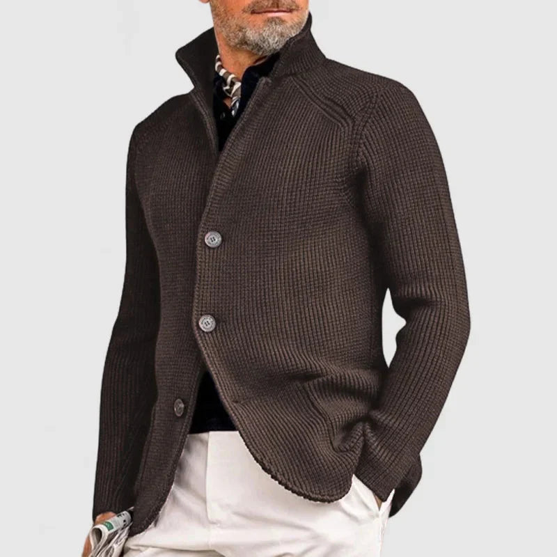 Maester - Elegante Cárdigan De Manga Larga Con Botones