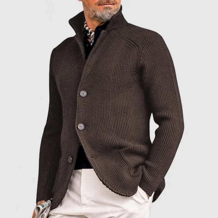 Maester - Elegante Cárdigan De Manga Larga Con Botones