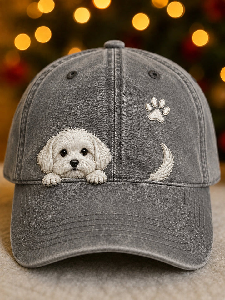Pawlina - Gorra Ajustable Con Diseño De UN Perrito Muy Mono