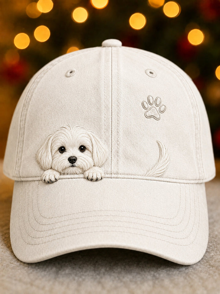 Pawlina - Gorra Ajustable Con Diseño De UN Perrito Muy Mono