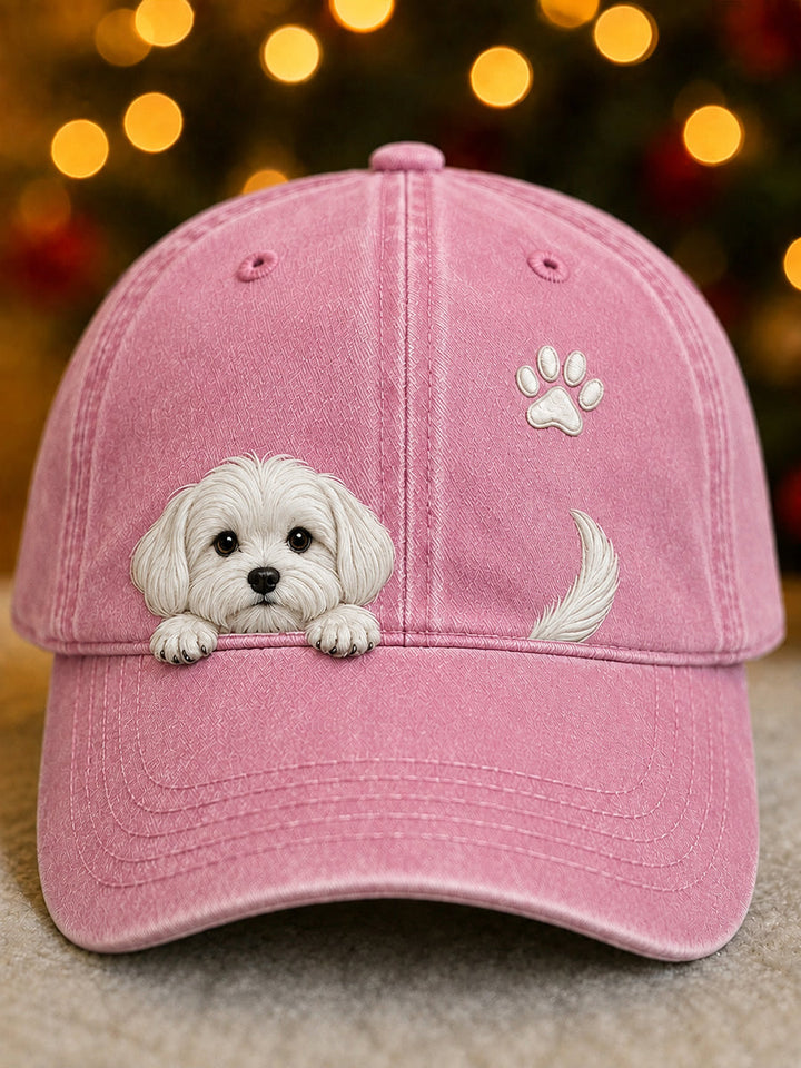 Pawlina - Gorra Ajustable Con Diseño De UN Perrito Muy Mono