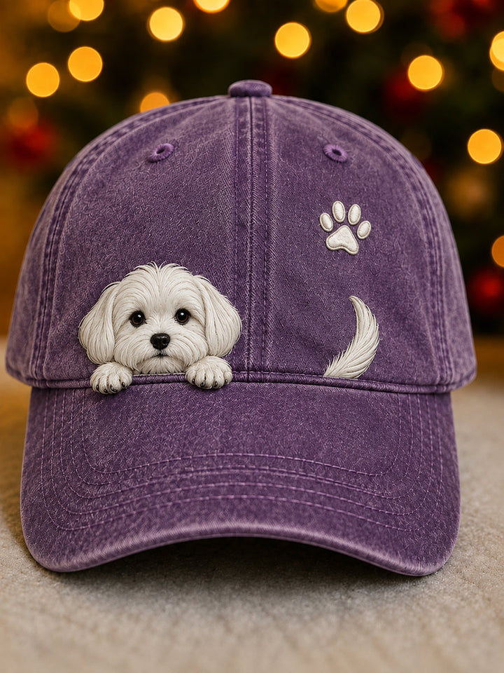 Pawlina - Gorra Ajustable Con Diseño De UN Perrito Muy Mono