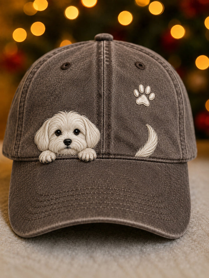 Pawlina - Gorra Ajustable Con Diseño De UN Perrito Muy Mono